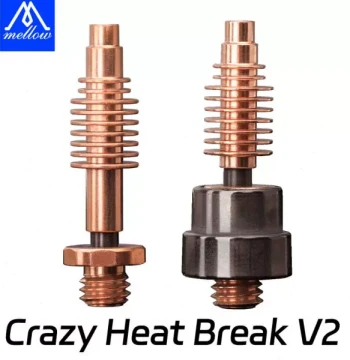 Mellow V2 Crazy Mosquito Ceramic Throat Tube for Carbon Fiber Printing 3D Printer Hot End Accessories