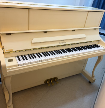Used Piano 2013 San Carlo SC123 Original White Home Professional Exam Practice Upright Low Price