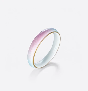 Gubo Carved Jingdezhen Ceramic Bracelet, Handcrafted Luxury Jewelry, Elegant Gift for Weddings and Special Occasions