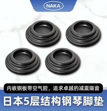 Japan Piano Foot Pads: Soundproofing Mats for Grand Pianos, Vibration Damping, Noise Reduction, Floor Protection, Eco-Friendly Rubber Wheel Pads