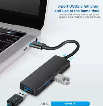 Plug Play  Useful USB Type-C Female Quick Docking Station Li