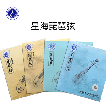 Xinghai Pipa Strings Set 1 2 3 4 Steel Strings for Kids and Adults Performance and Practice Dual Use