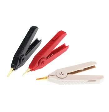 Copper gold-plated opening 12mm test clip LCR resistance cli