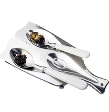 New Creative Stainless Steel Triple Spoon Holder Holder