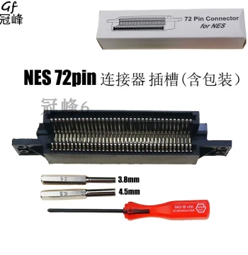 NES 72-Pin Connector Slot + 3.8/4.5mm Screwdriver Set