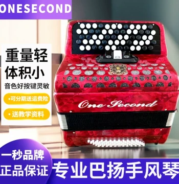 Yimiao Brand Bayan Accordion, German Reeds, 96/60/120 Bass, Professional Grade for Adults and Children, Exam Ready