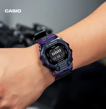 Casio Official Flagship Store GBD-200SM Outdoor Diving Running Sports Marathon Cycling Watch for Mountaineering