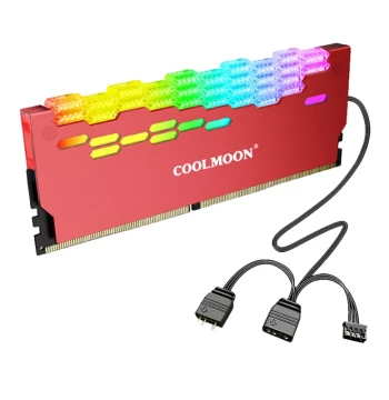 COOLMOON RA-2 Memory Heat Sink, 3PINx2+4PINx1 5V Shenguang S
