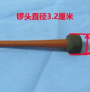 Custom Processing Various Sizes Wooden Gong Mallet Rubber Head Mechanized Mallet Rubber Hammer Procession Gong Mallet