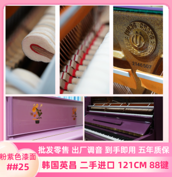 Korean Young Chang Imported Used Upright Piano 121CM Custom Model for Home and Performance ##23##25