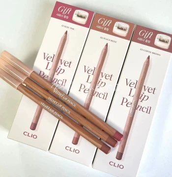 happyrim Collaboration clio cafe in love chiffon Matte Lip Glaze Lip Liner 02/04