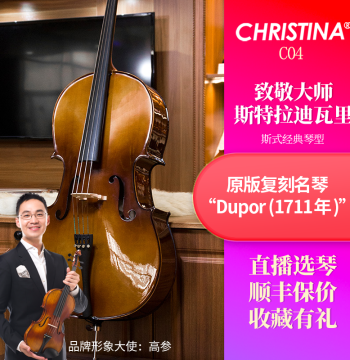 Christina Beginner Children Entry Pure Solid Wood Performance Exam Adult Professional Cello C04