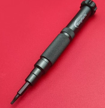 Multi-Function Aluminum Alloy Screwdriver Specialized for Electronic Wire Strippers Taiwan Zhonggang S2 Imported Bits Precision Machined