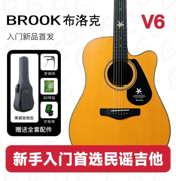 [Beginner Recommended] Brook V6 Acoustic Guitar for Folk Music Beginners