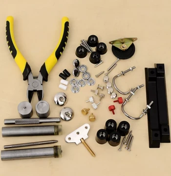 Accordion Accessories Kit: Bellows Straps, Feet Pads, Bass Buttons, Air Release Valves, and Screws