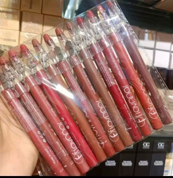 Florma Lip Liner Pencil Set of 12, Matte and Smooth, Direct from Xinjiang