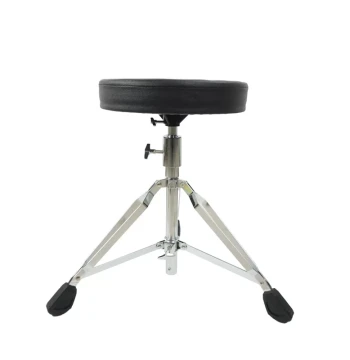 Drum Stool with Thickened Threaded Rod, Velvet Padding, Height-Adjustable Lift Chair for Electronic Drums, Suitable for Adults and Children