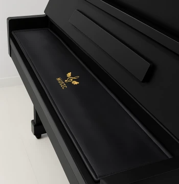 Premium Waterproof Leather Keyboard Dust Cover with Embroidery - Universal for Grand and Digital Pianos, Fits Yamaha