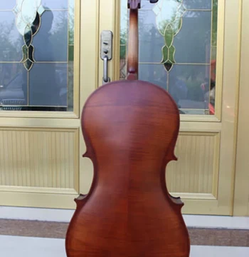 Solid Wood Cello High-End Performance Pure Handmade Tiger Stripe Matte Finish