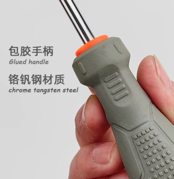 Chrome Vanadium Steel Multi-Function Screwdriver Set, Flathead and Phillips