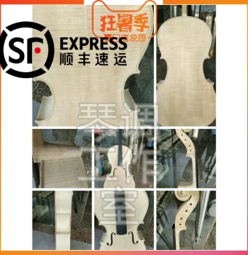 Custom 4/4 Premium Cello, Unfinished Solid Wood Handcrafted with Imported European Tonewood, 4/2/4/3 Ouyang Nana Model