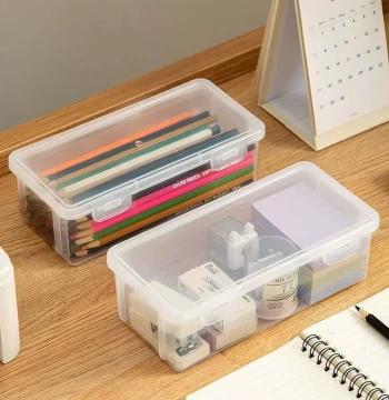 [1 Piece] Large Capacity Pencil Case - Minimalist Design