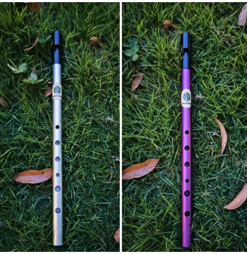 Teacher Hai's Selection - Finnegan Bluebird Series High Soprano Tin Whistle, Key of D/C/Eb, Irish Style (Cat Uncle & Cow Uncle)