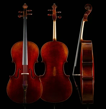 Christina SC400B Cello - Imported European Wood, Handcrafted Solid Wood for Professional Performance and Exams