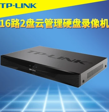 TP-LINK TL-NVR6216E-N 16-Channel Dual-Bay Network Video Recorder with Cloud Management, Remote Monitoring, Fisheye/Dual-Lens Splicing, Dual LAN Ports, and Motion Detection