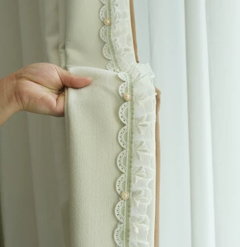 Curtain Lace Upright Wavy Trim Decorative Ribbon for Handmade DIY Lolita Ruffles M-947