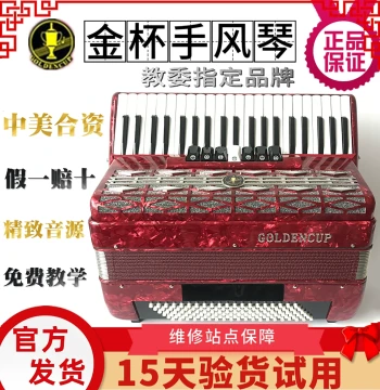 Jinbei Accordion 8/60/96/120 Bass Professional Beginner Accordion 120 Bass Echo Instrument