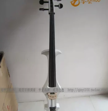 Professional Performance Electric Cello, Imported Pickup, White Electro-Acoustic Cello, Invoice Available