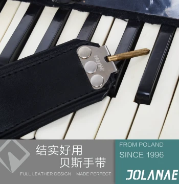 JOLANA E48/60/80/96/120 Bass Parrot Accordion Left-Hand Strap with Wristband