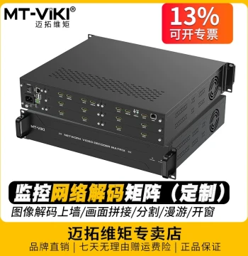 Matrox H.265/H.264 Network Decoder Matrix for Video Wall, 4/9/16/36 Channel Splitter and Splicer, 4K HDMI Matrix Switcher