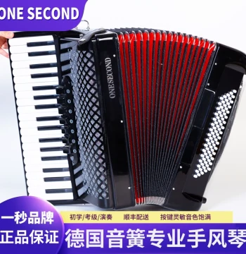 Yimiao Brand Accordion for Adults and Children, 120/96/60 Bass, Professional Performance with German Reeds