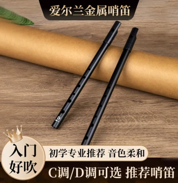 Tin Whistle for Adults - High C and High D Irish Whistle for Beginners