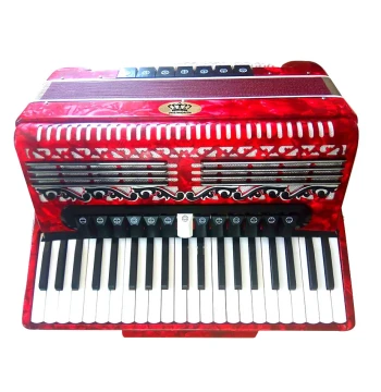 Carlvoss 4-Row Reed Accordion 120 Bass 41 Keys Professional Durable Instrument