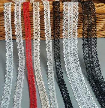 Taiwan-Made Hot Sale Soft Exquisite Lace Trim, Thin Fairy-Style DIY Accessory for Doll Skirts #549