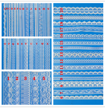 Taiwan Non-Stretch Lace Trim for DIY Crafts, Tablecloths, Blouses, Sofa Covers, Bedding, and Curtains
