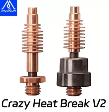 Mellow V2 Crazy Mosquito Ceramic Throat Tube for Carbon Fiber Printing 3D Printer Hot End Accessories