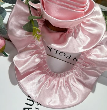 Multi-Color Double-Layer Lace Trim for Clothing, Ruffled Skirt Hem, Fan-Shaped Handmade DIY Materials, Wood Ear Edge