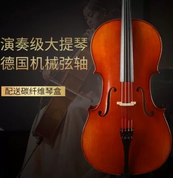 Fanaling C109 Professional Handcrafted Cello with Imported European Wood and German Mechanical Pegs