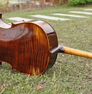 Fully Handcrafted Cello with Cuban Glue and Hand-Applied Lacquer Finish