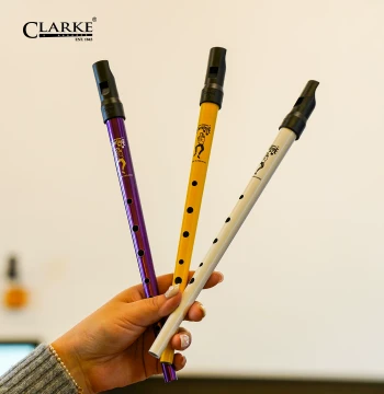 Clarke Sweetone Irish Tin Whistle - Professional C/D Key Flute Instrument