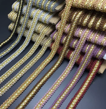 Sofa Cushion Decorative Webbing Curtain Lampshade Piping Tape Fabric Splicing Accessory Centipede Edge Small Lace