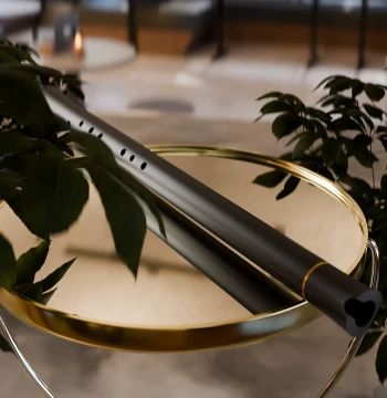 Youfengtang Nanxiao Bamboo Flute with Resonant Resin Body, Eight-Hole Inner-Cut Design for Beginners and Professionals, Curved Bore