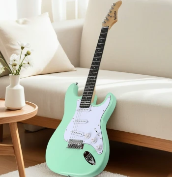 Beiduochen Electric Guitar Starter Kit: Single-Single-Single or Single-Single-Double Pickup ST Style, Professional Rock Package for Beginners with Amplifier and Single Tremolo