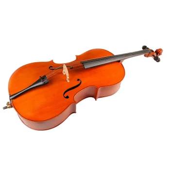 Selected Tongling Instruments, Linden Wood Plywood Cello, Bright Finish for Student Beginners