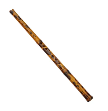 Yuping Xiao Flute Xiangfei Bamboo Short Xiao 8-Hole or 6-Hole Options Professional Short Xiao Handcrafted by Shu Houhuai with Tiger-Skin Pattern Bamboo