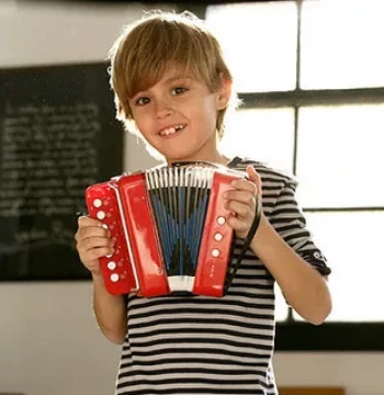 Accordion 7-Key Kindergarten Elementary School Piano Stage Performance Student Practice Beginner Instrument